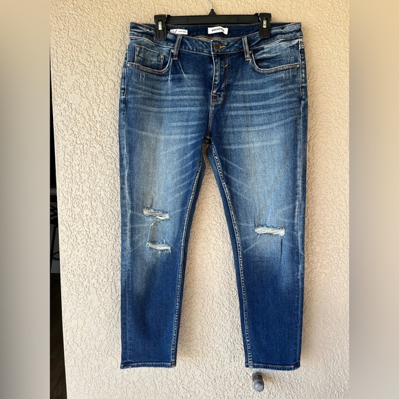 Vigoss Denim - Vigoss Women's Blue Distressed Skinny Jeans